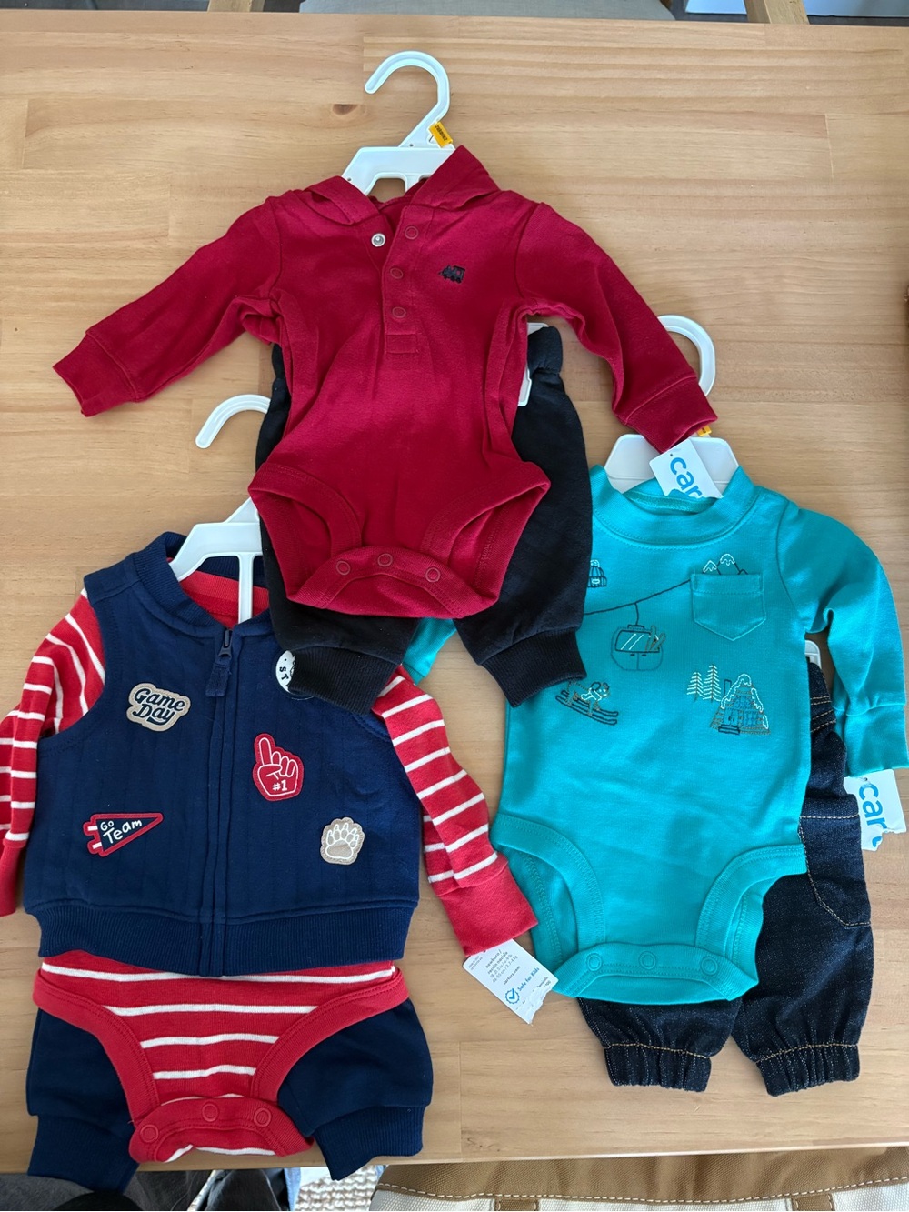 Set of 3 Newborn Outfits from Carters